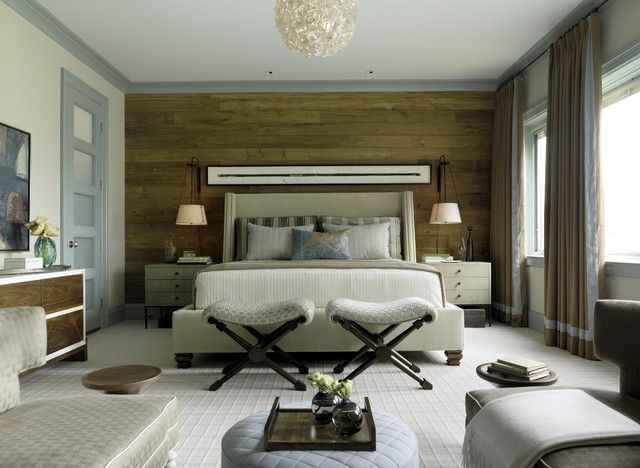 20 inspirierende schlafzimmer mit wandpaneelen aus holz ...