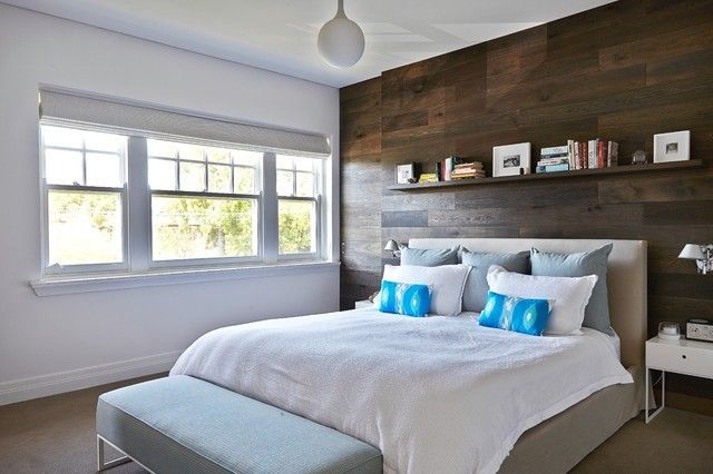 20 inspirierende schlafzimmer mit wandpaneelen aus holz ...