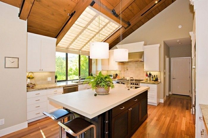 skylight-skylight-practical-kitchen-kitchen-island-wooden floor