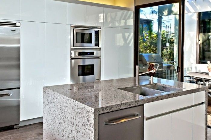 trendy-kitchen-countertop-artificial-stone-gray