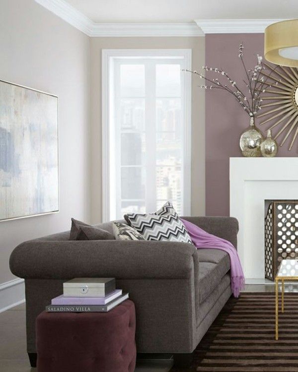 lilac blue wall colors