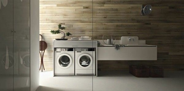 super-modern laundry room