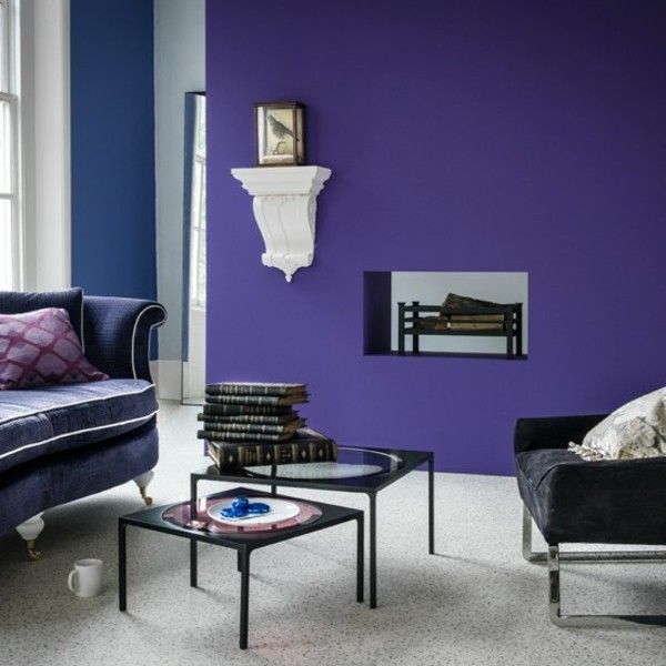 violet wall colors