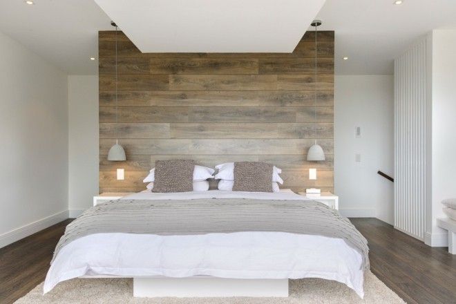 bed frame-wood-wall
