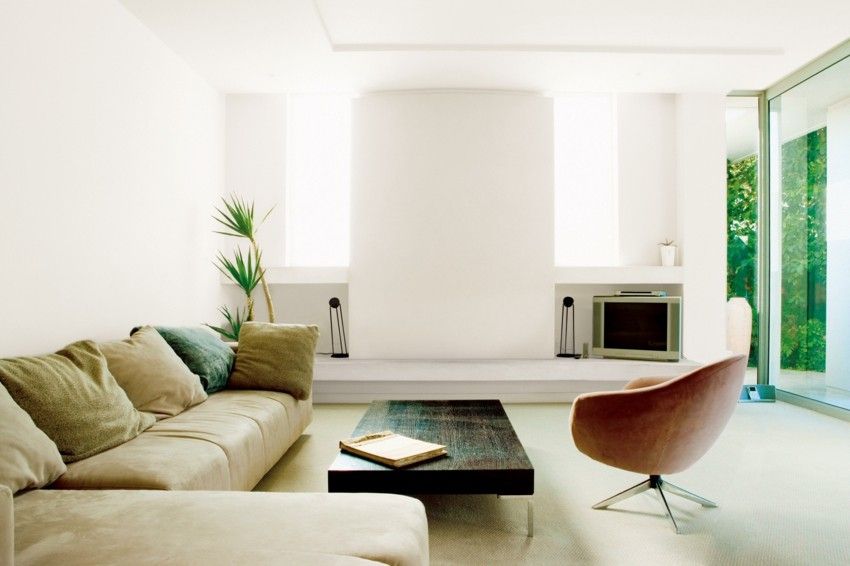 living room furniture leather sofa minimalism