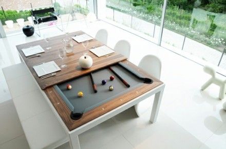pool table-dining table