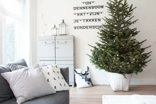christmas tree scandinavian style
