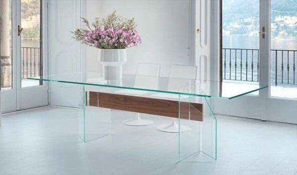 glass top dining room table