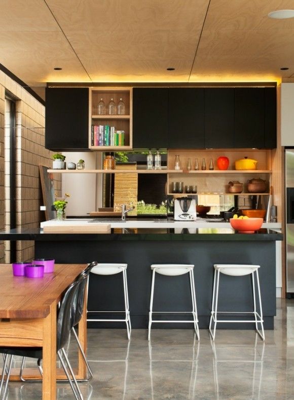 ideas-for-small-kitchen-black-modern-cake-pictures