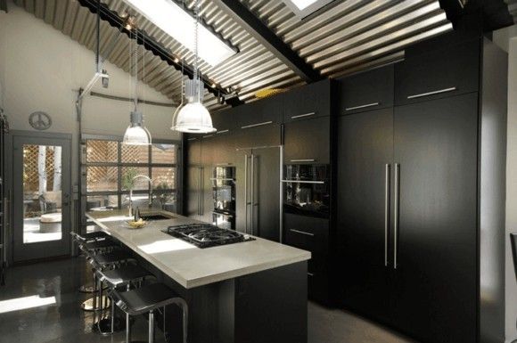 kucheneinrichtung-in-schwarz-moderne-kuchen-bilder