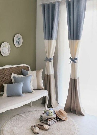 reading corner-sofa-modern-curtains-book-wall decoration