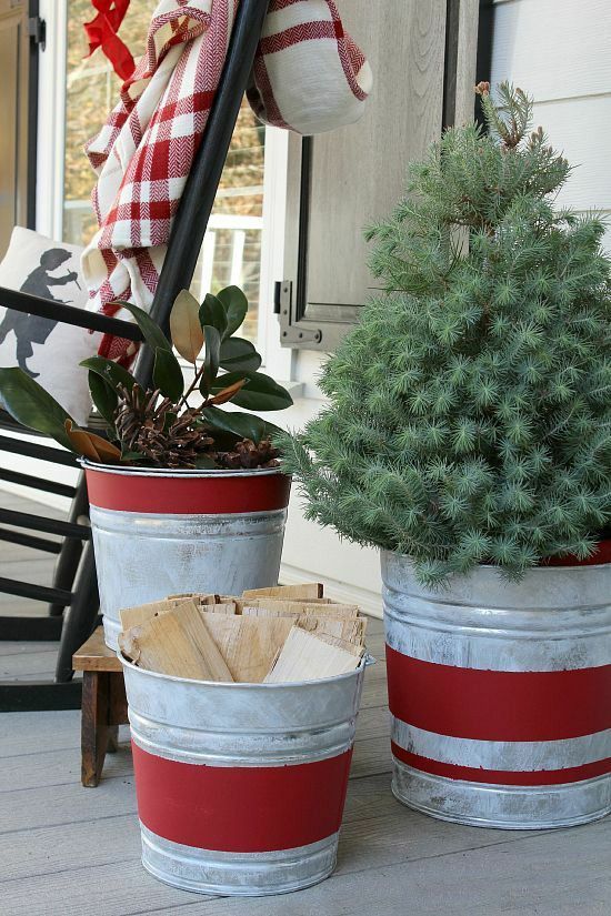 plants-metal-ideas-for-christmas-decorations-in-the-garden