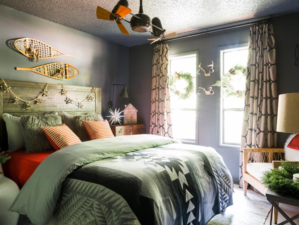bedroom-cozy-bed linen-matching-decoration