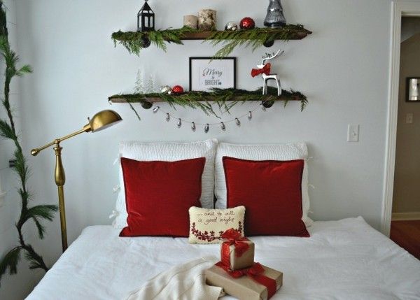 schlafzimmer-weihnachtlich-dekoriert