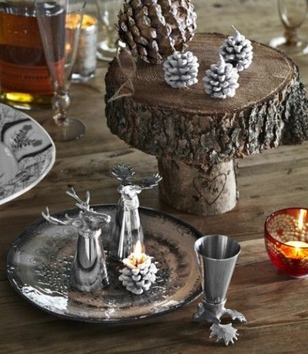 elegant christmas table decoration