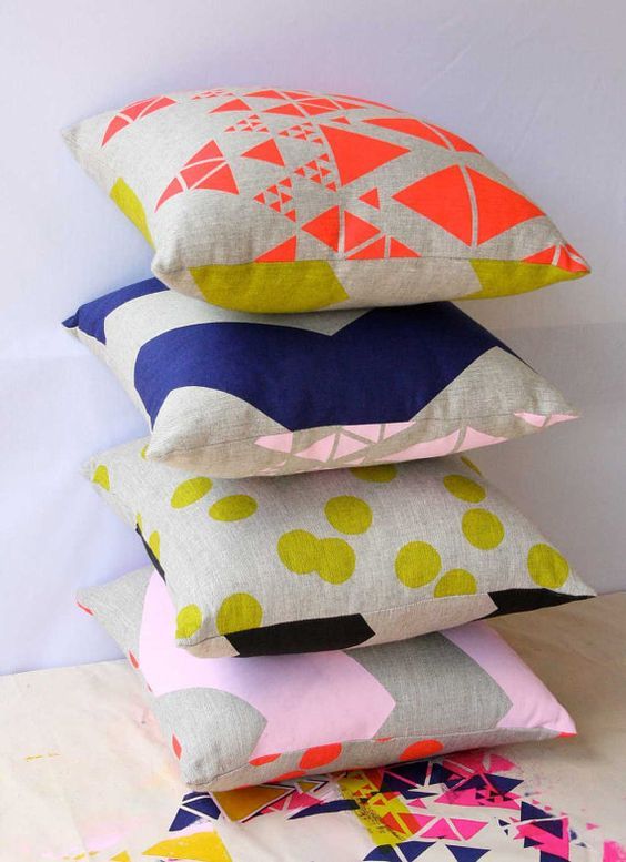 ethno-style throw pillows