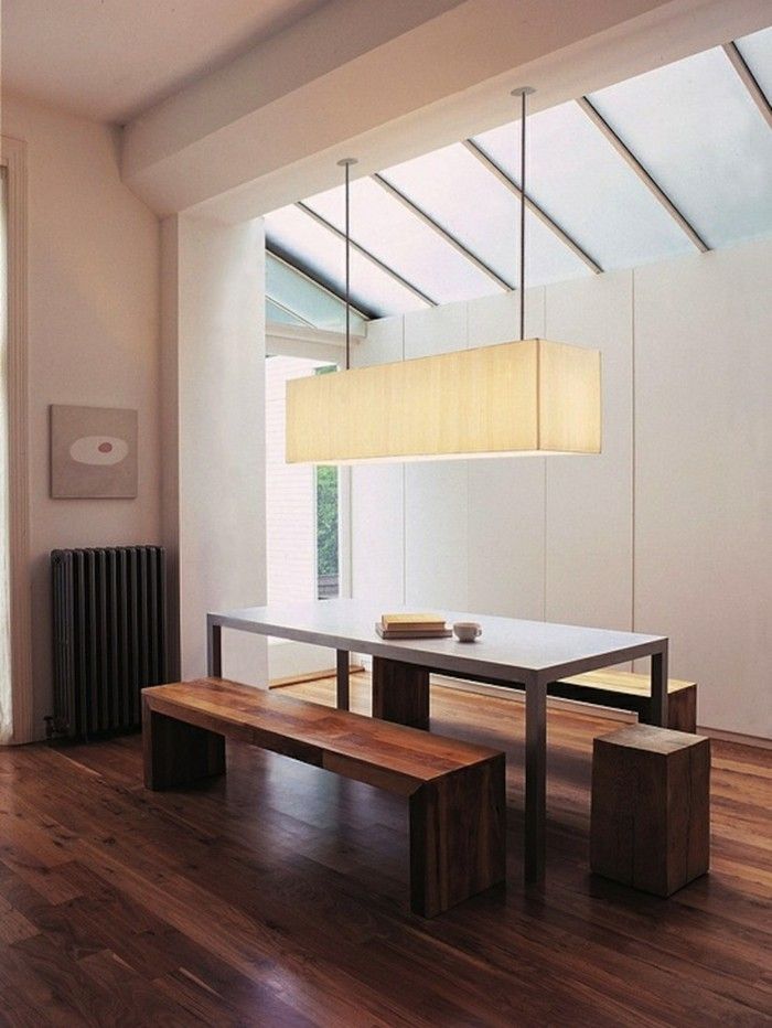 Dining-room-with-bench-furnishing-and-more-seats-at-the-table-modern-dining-room