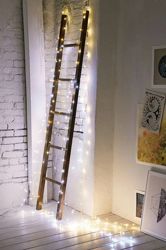old-ladder-decorated-lights-eye-catcher