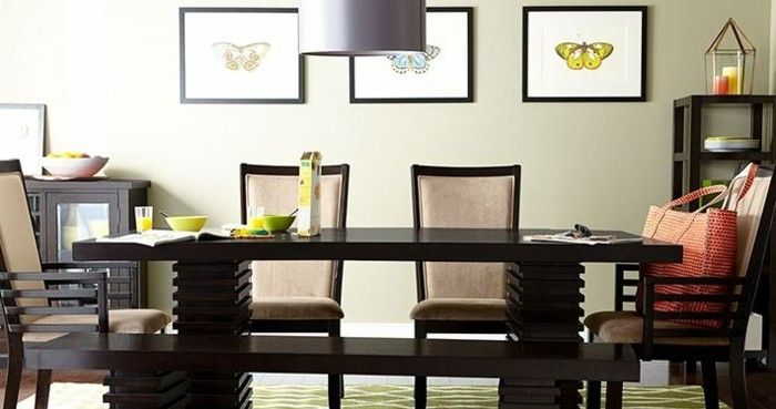 dining-room-furnishing-cool-dining-table-wall-decoration-green-nuances-modern-dining-room