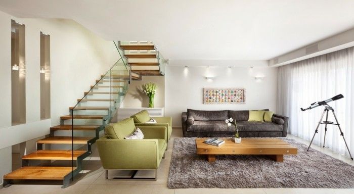 wood-modern-furniture-in-the-living room