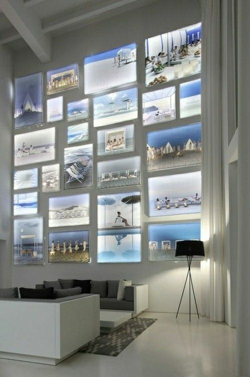 Photo wall ideas picture frames - wall decoration - photo wall ideas