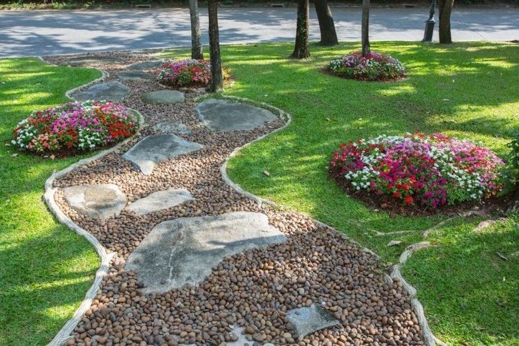 Garden path garden design perfectly shaped