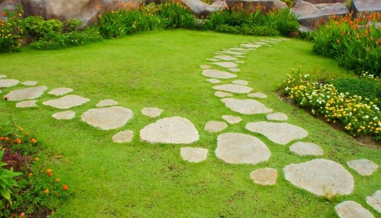 Design ideas for garden paths