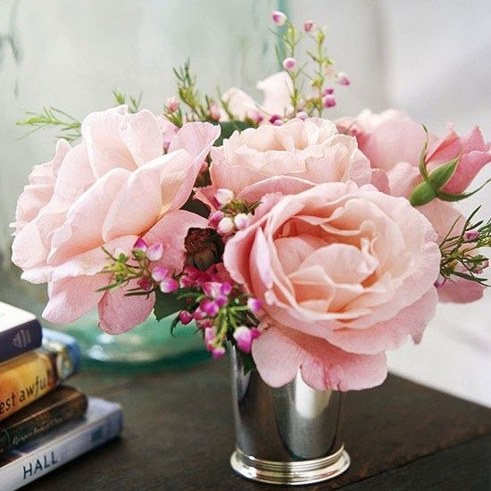 Pink bouquets