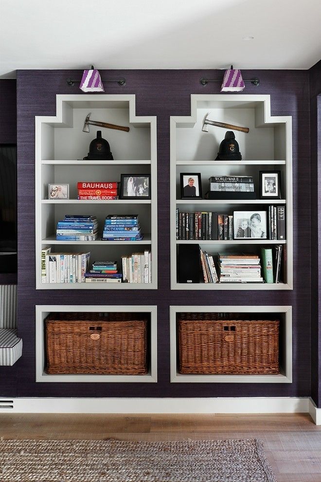 Wall shelf practical storage solution