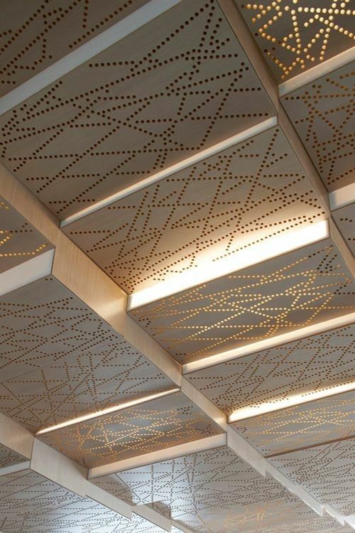creative-ceiling-design-living room-panels-white-geometric