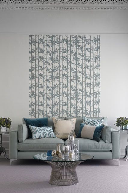 living room blue sofa wall design ideas gray