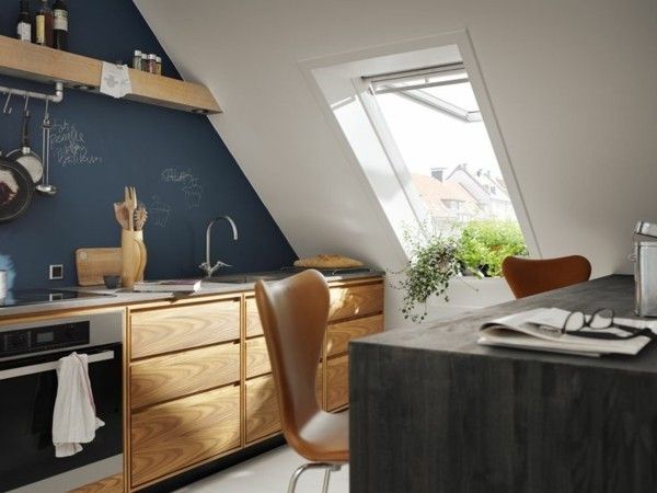 Dachboden Küche Design Ideen