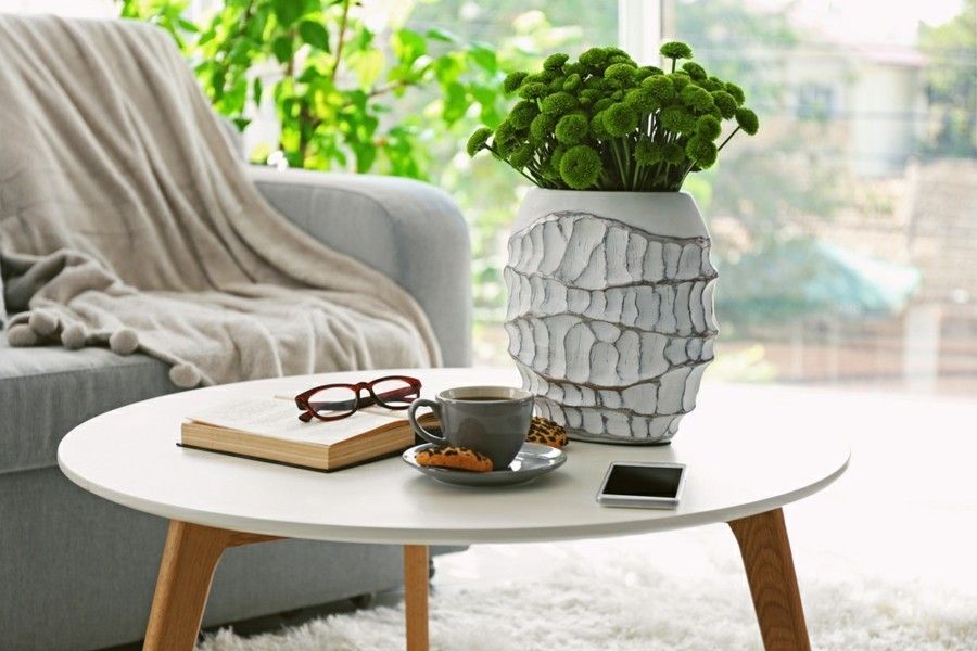 Green houseplants living room ideas