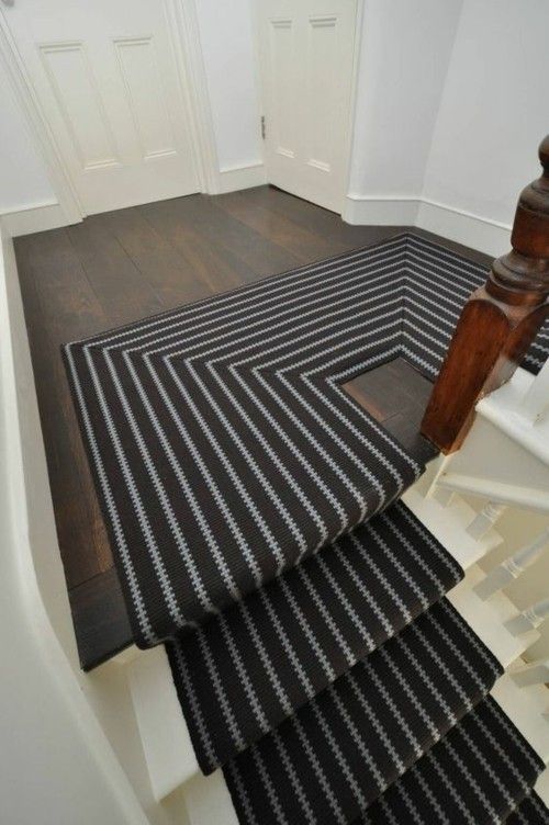 Idee für den Treppenteppich