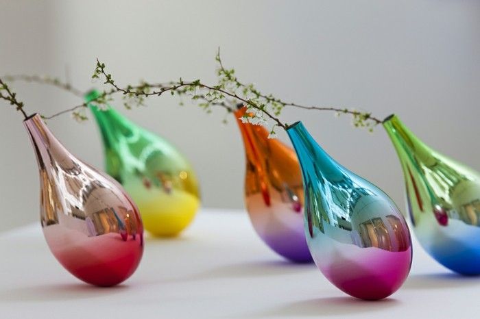 Modern Vase Idee für Dekoration mit Blumen