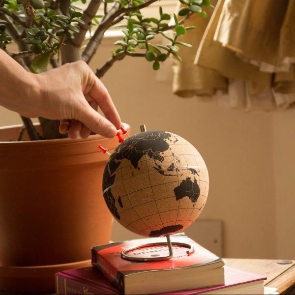 Schöner Vintage Kork Globus Dekoideen für Ihr Zuhause