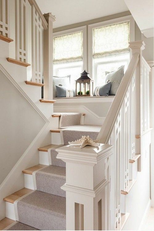Treppenteppich stilvolles Treppenhausdesign