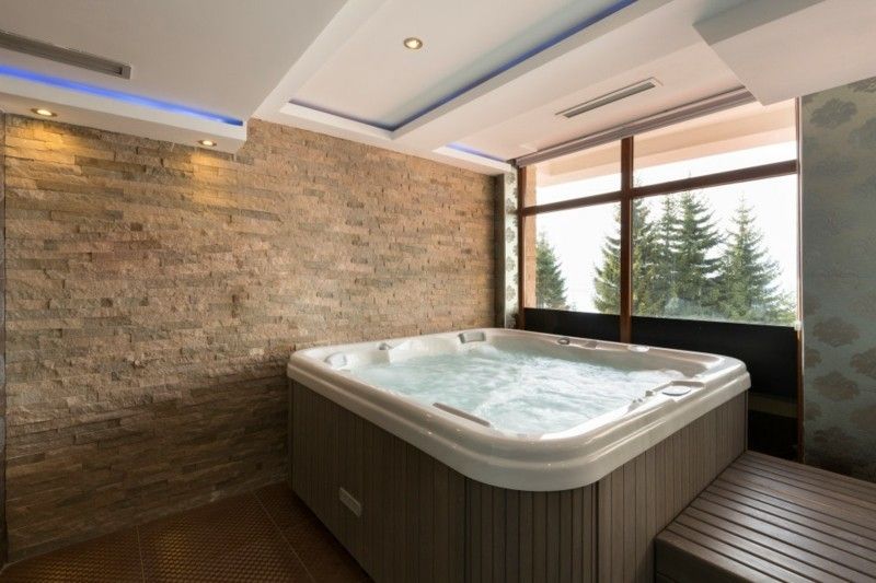 Whirlpool bathtub - indoor pool - luxury bathroom