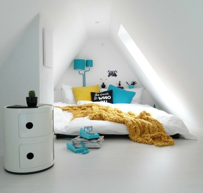 Schlafzimmer auf dem dachboden kann äuÃerst gemütlich und ...