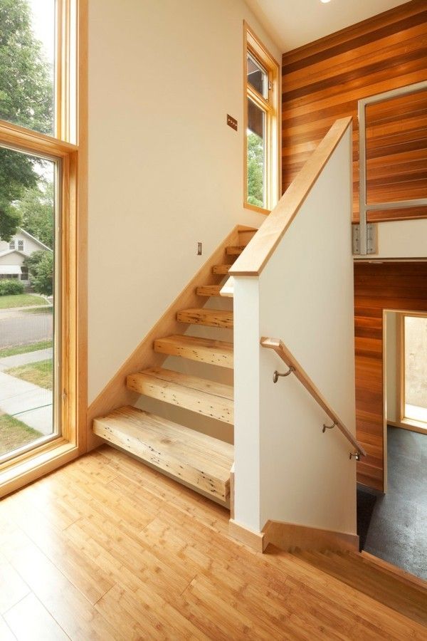 elegantes Treppendesign Holz