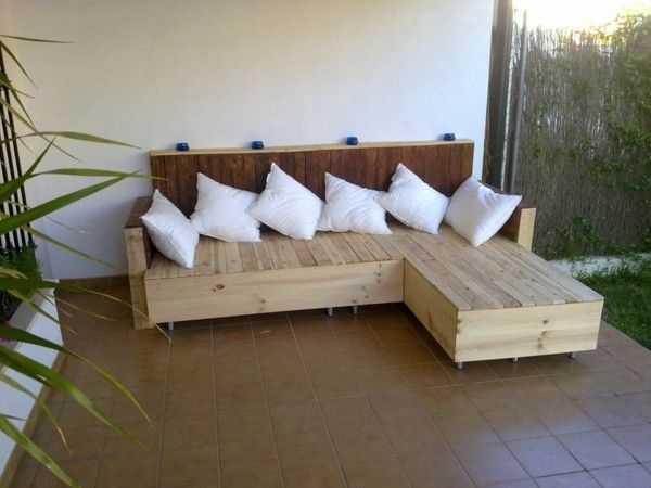paletten ideen terrassenmöbel europaletten sofa