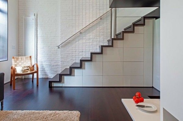 schwarz weiß Treppendesign