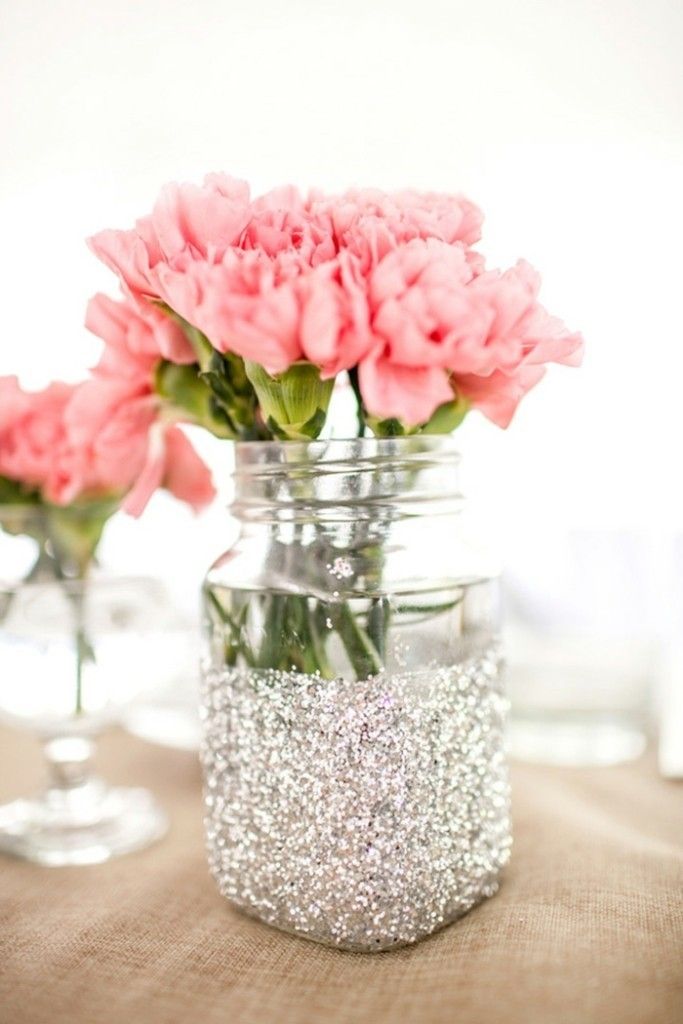 wunderschöne Ideen für Glasvasen Deko Idee für Dekoration mit Blumen