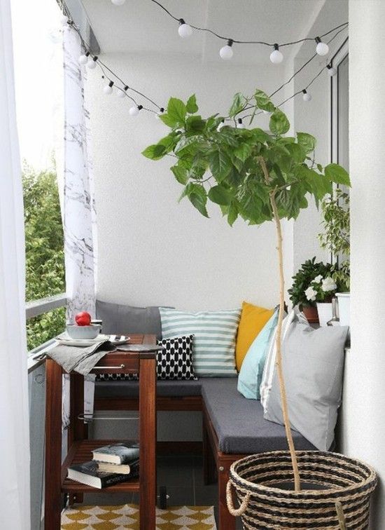 deko ideen für balkon terrasse lounge