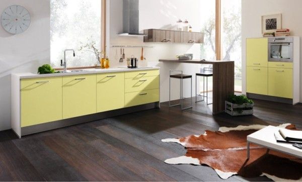 Kücheneinrichtung in Gelb: Anwendungsanleitungen! - Trendomat.com