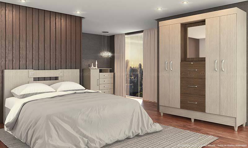 kleines Schlafzimmer einrichten sehr simple Gestaltung eine Holzwand hinter dem Schlafbett ein echter Hingucker