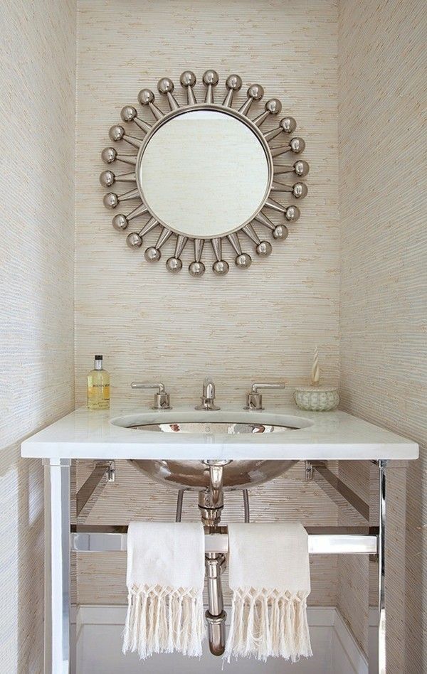 kleines badezimmer spiegel bild