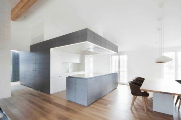 Einrichtung von Küchen in Weiß und Grau - Trendomat.com