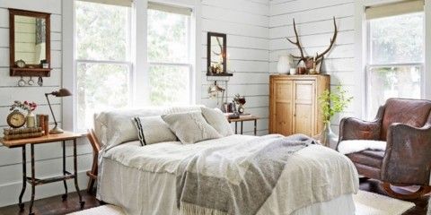 Gemütliche Vintage Schlafzimmer