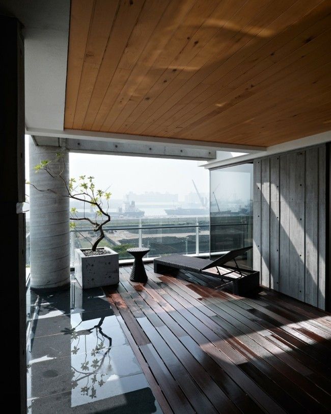 asiatischen stil ideen für terrasse